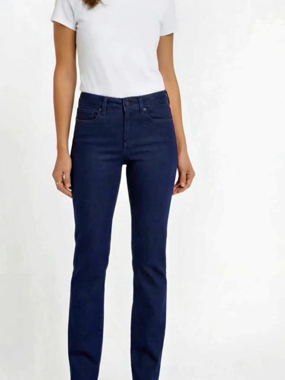 NYDJ Marilyn Straight Rinse Lift Tuck Technology Jeans in Blue NWT, size 5500